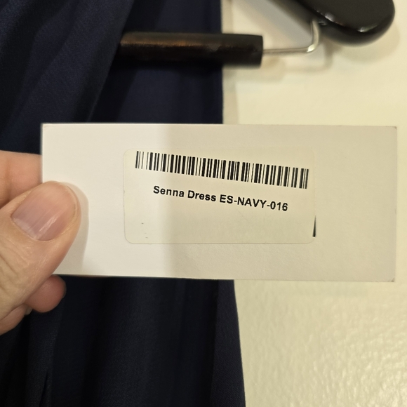 NWT Reformation Navy Senna Dress 100% Viscose 16 - Picture 12 of 13